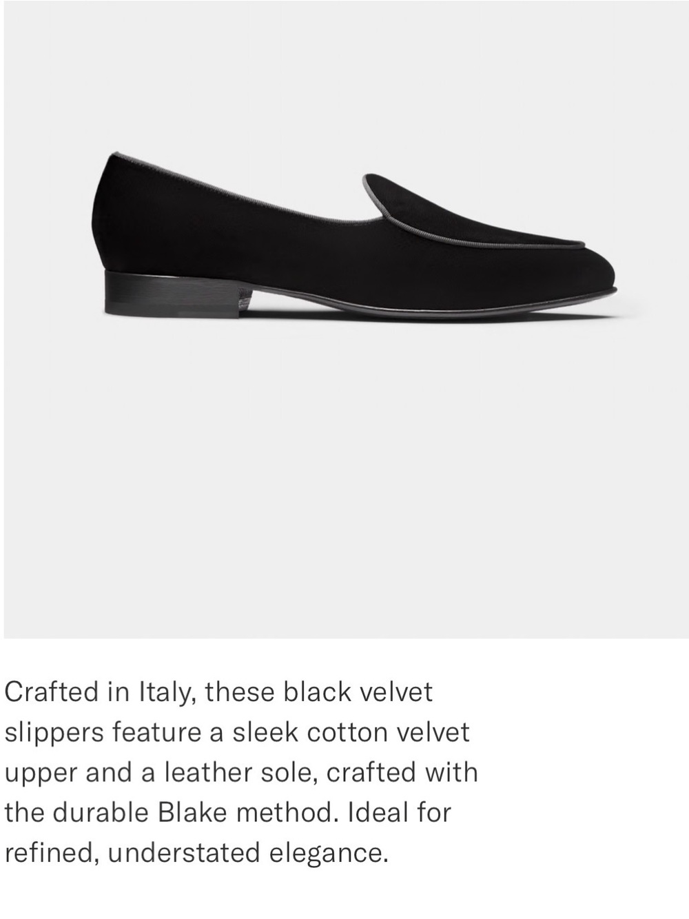 Men's Black Velvet Slip-On Tux Loafers - Picture 2 of 3